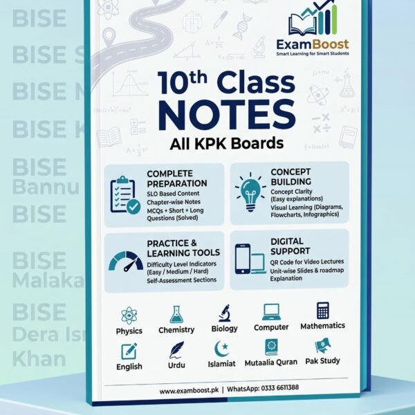 10th Class Notes KPK Board 2027 – ExamBoost