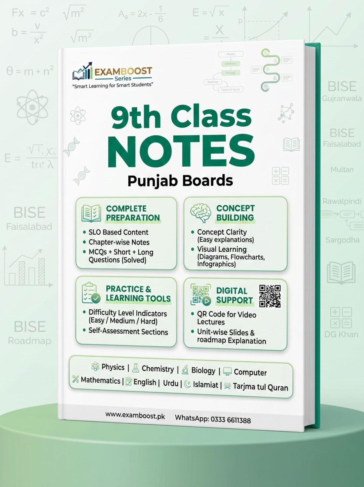 Pu Notes 9th Class Notes Punjab Board 2025-26 | SLO-Based Chapter-wise Smart Notes