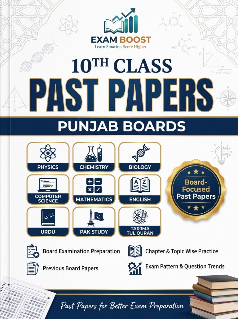 10th Class Past Papers Punjab Board 2027 – ExamBoost