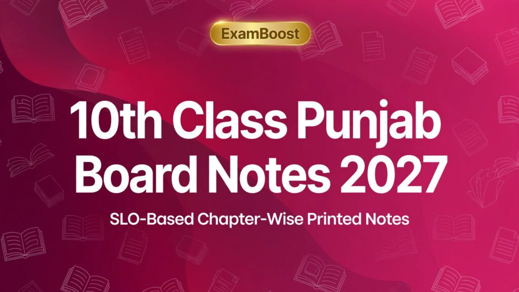 10th punjab notes – ExamBoost