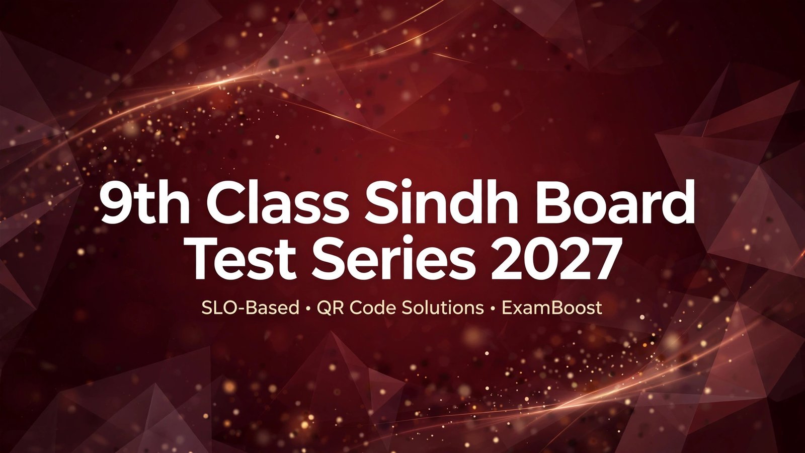 9th class sindh board test series